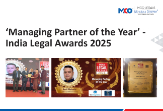 MCO Legals honoured at the India Legal Awards 2025