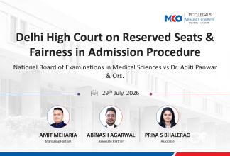 Delhi High Court on Reserved Seats & Fairness in Admission Procedure
