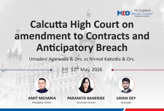 Calcutta High Court on amendment to Contracts and Anticipatory Breach