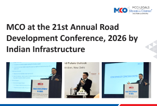 MCO at the 21st Annual Road Development Conference, 2026 by Indian Infrastructure