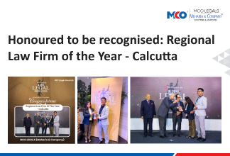Honoured to be recognised: Regional Law Firm of the Year - Calcutta