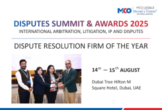 MCO Legals Honoured at the Disputes Summit, 2025 - Dubai