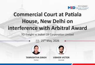 Commercial Court at Patiala House, New Delhi on interference with Arbitral Award