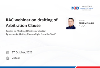 IIAC webinar on drafting of Arbitration Clause