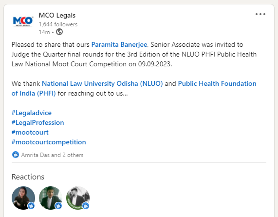 NLUO PHFI Public Health Law National Moot Court Competition